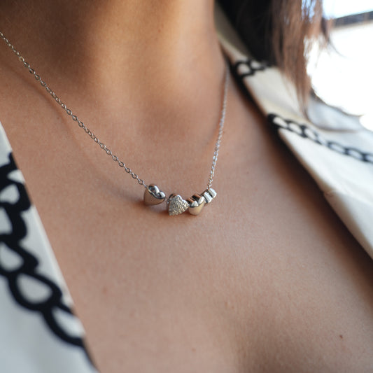 Heart Row Pendant
