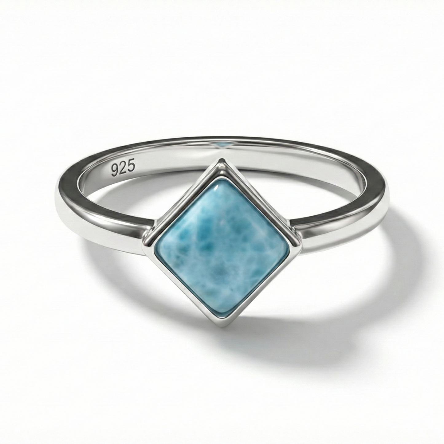 Aqua Diamond Ring