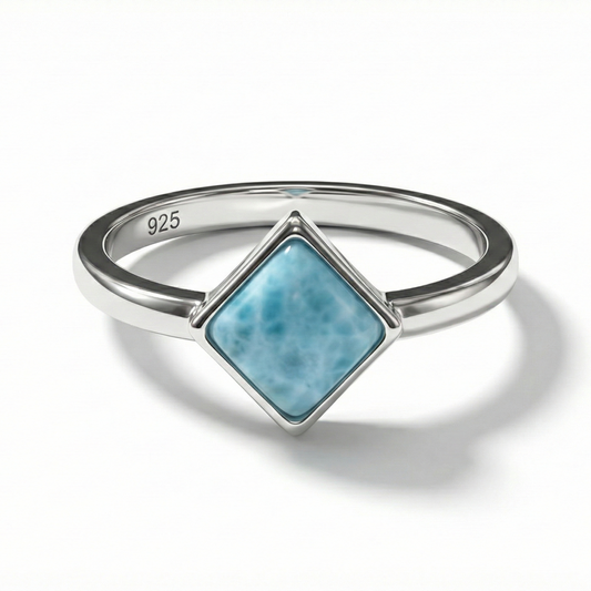 Aqua Diamond Ring