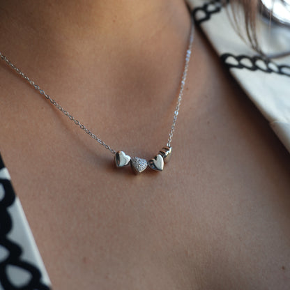 Heart Row Pendant