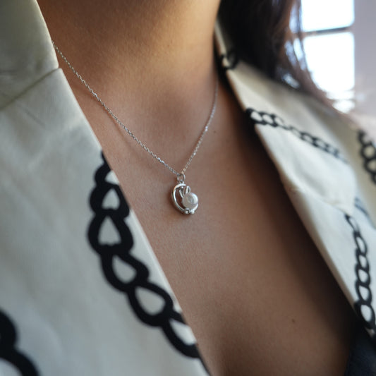Pearl Bunny Pendant