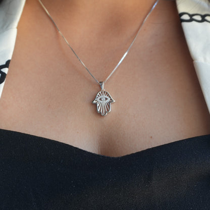 The Evil Eye Hand Pendant