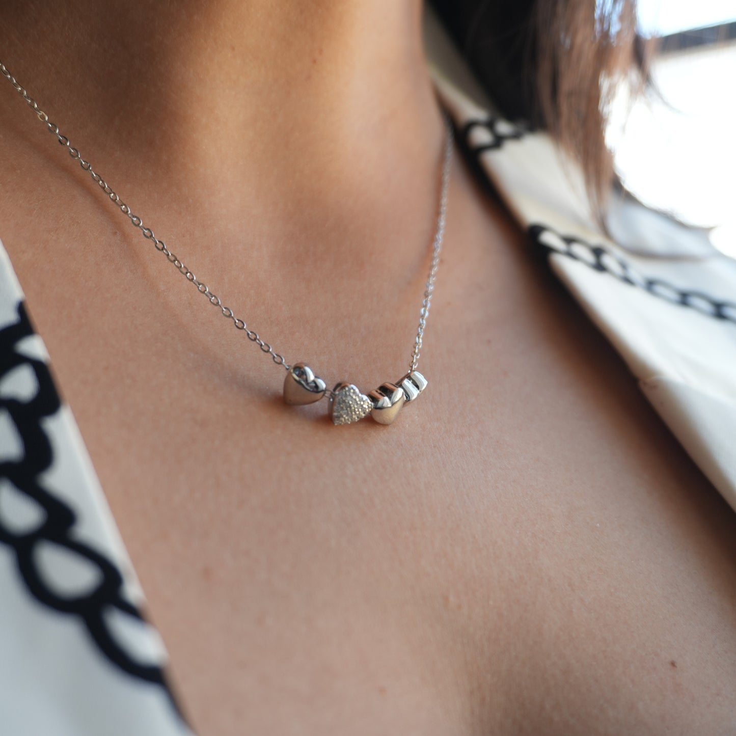 Heart Row Pendant