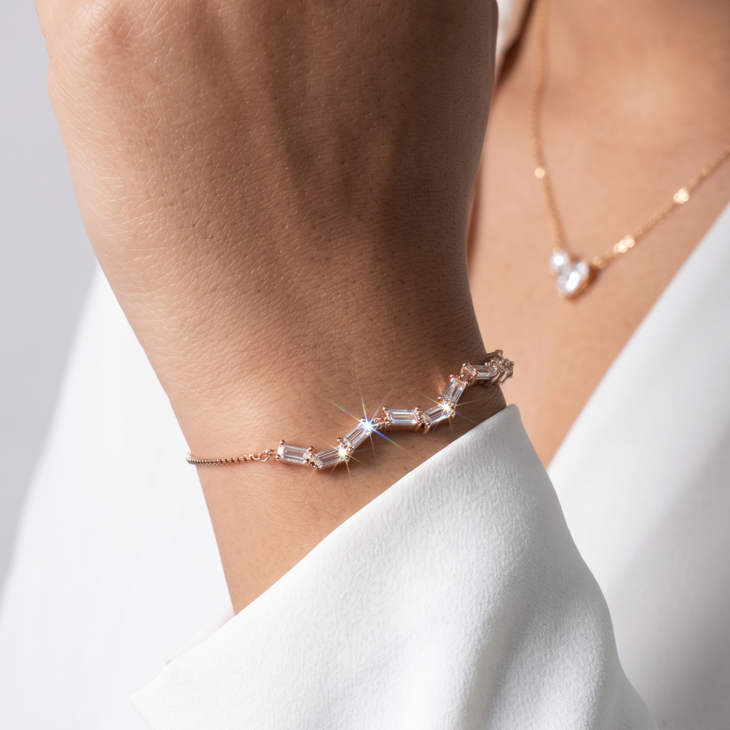 The Baguette Line Bracelet