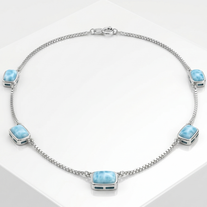 Dainty Larimar Station Choker