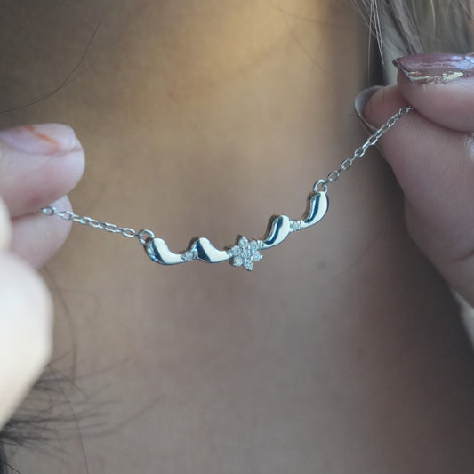 The Luminous Bloom Curve Pendant