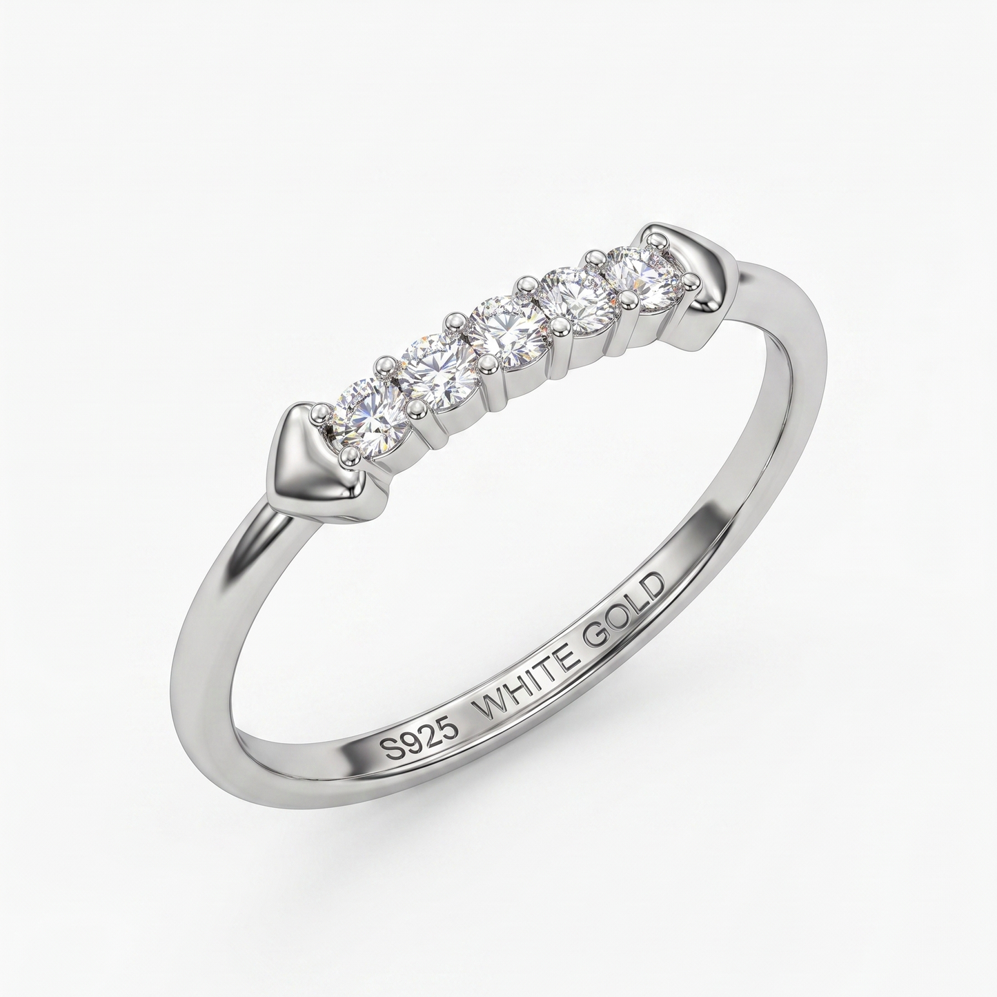 The Eternal Sparkle Five-Stone Diamond Band