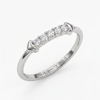 The Eternal Sparkle Five-Stone Diamond Band