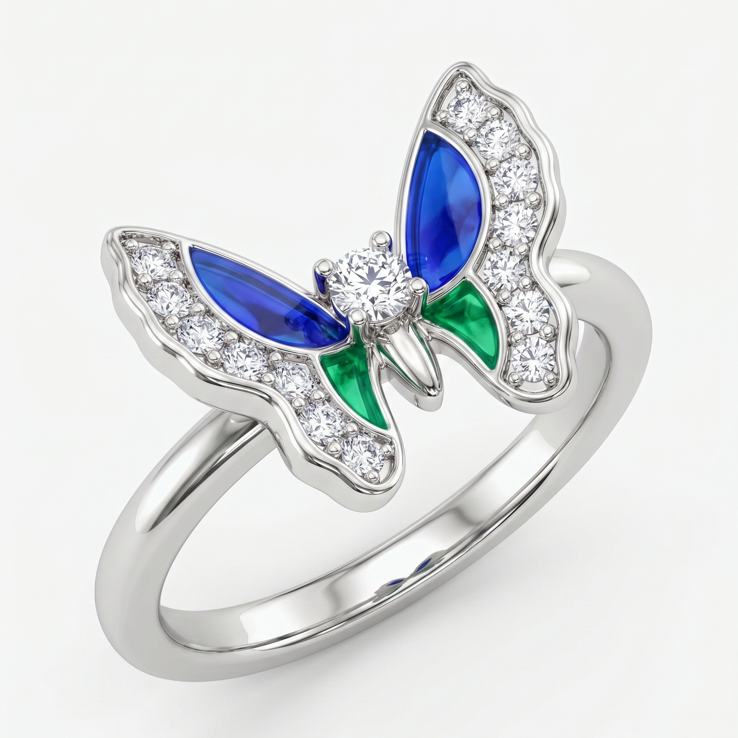 Azure Wings Ring