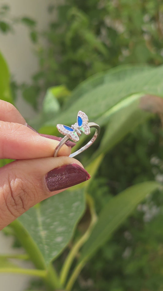 Azure Wings Ring